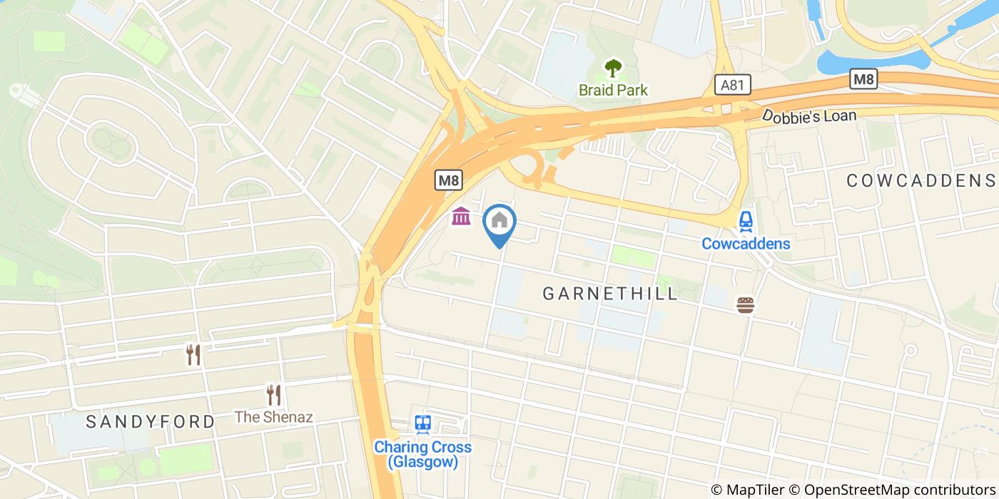 1 Bed Flat, Garnet Street, G3