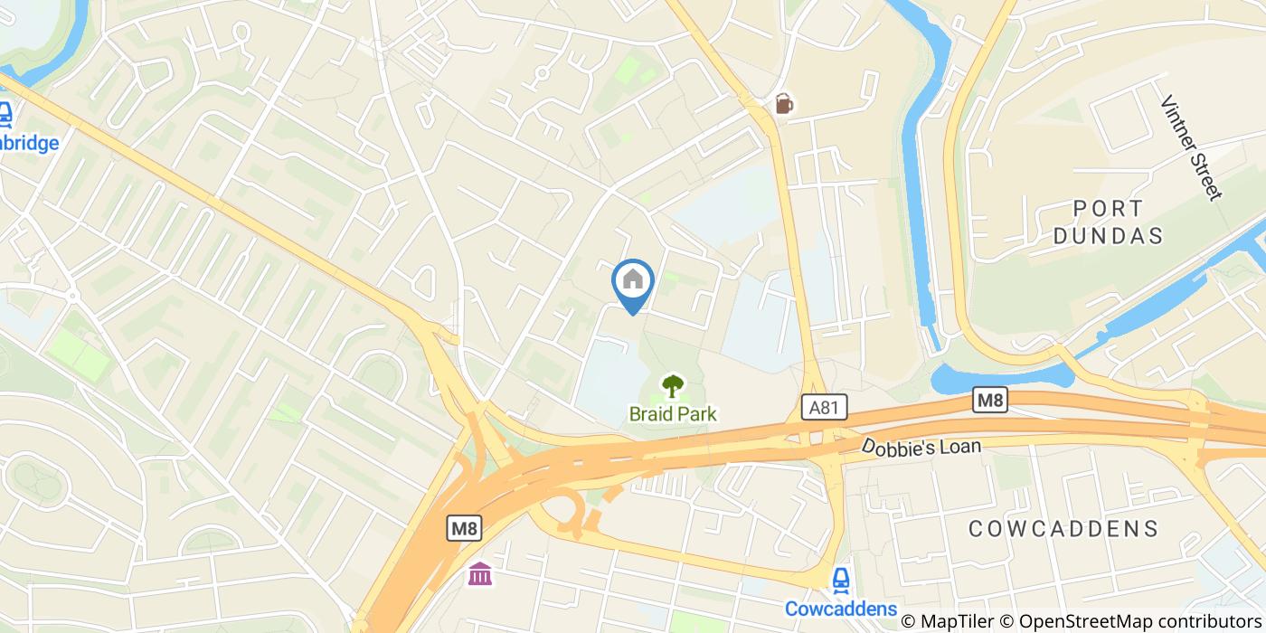 2 Bed Maisonette, Braid Square, G4