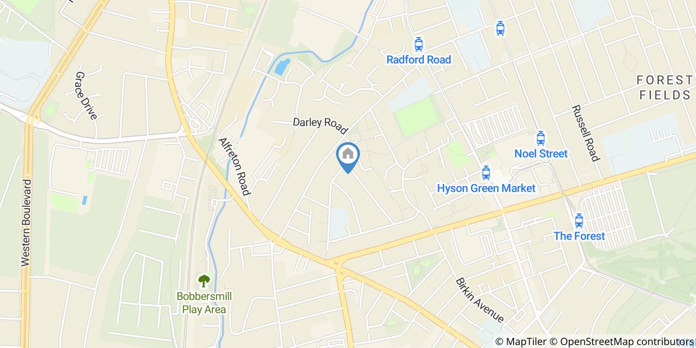 2 Bed Terraced House, Hazelwood Road, NG7