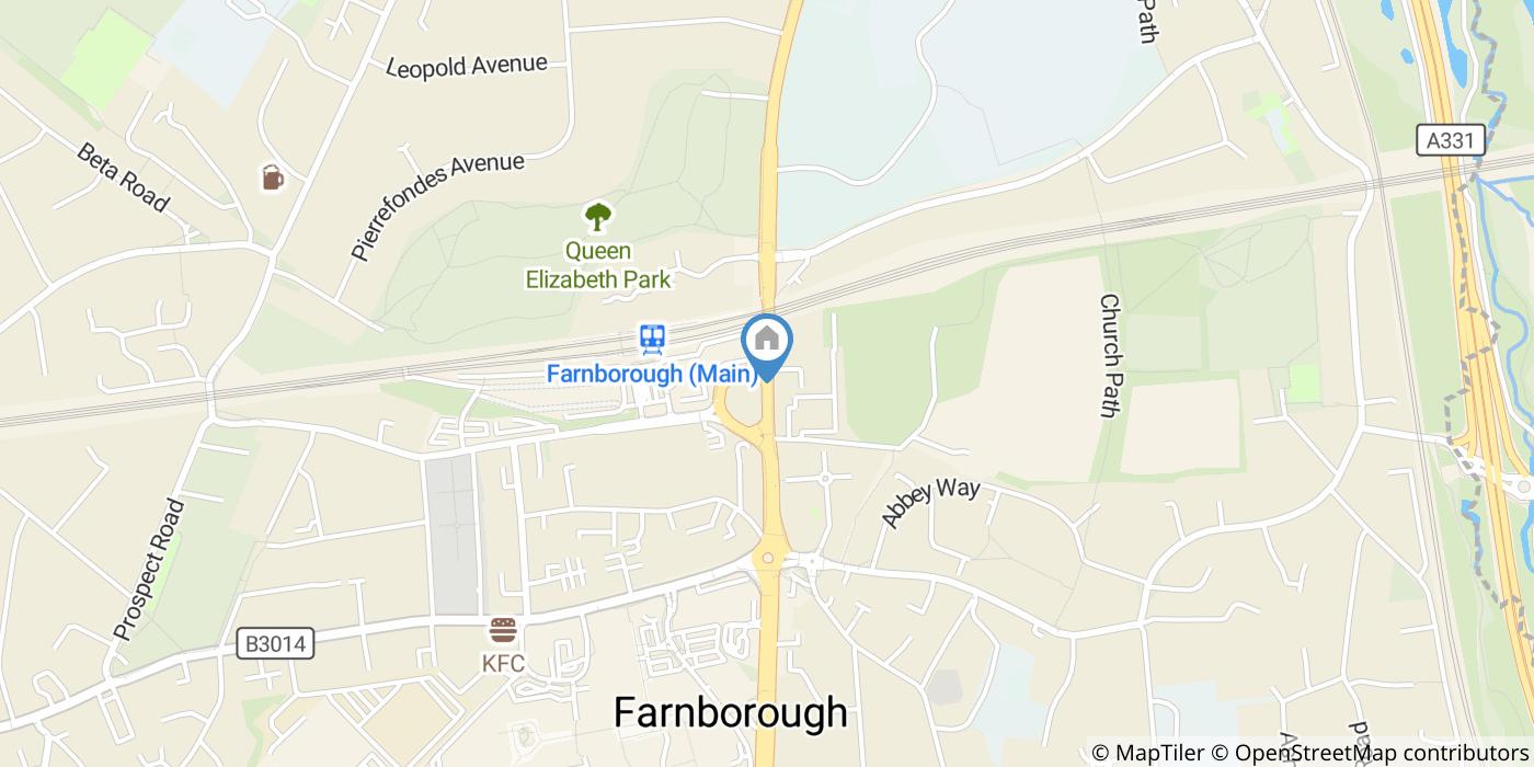 2 Bed Flat, Farnborough Road, GU14