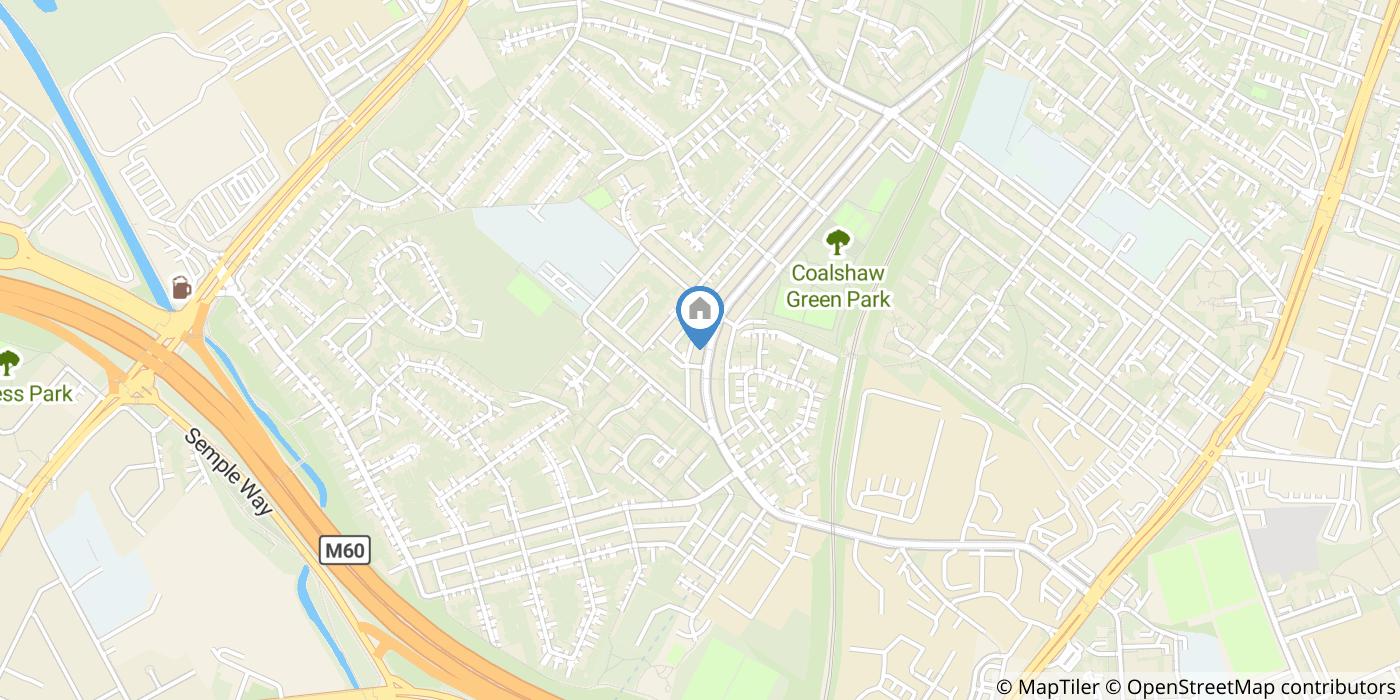 2 Bed Terraced House, Coalshaw Green Road, OL9