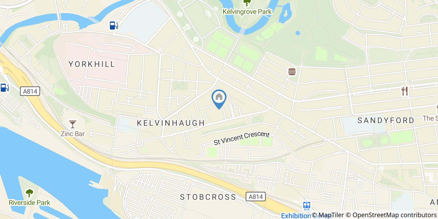 2 Bed Flat, Lymburn St, G3
