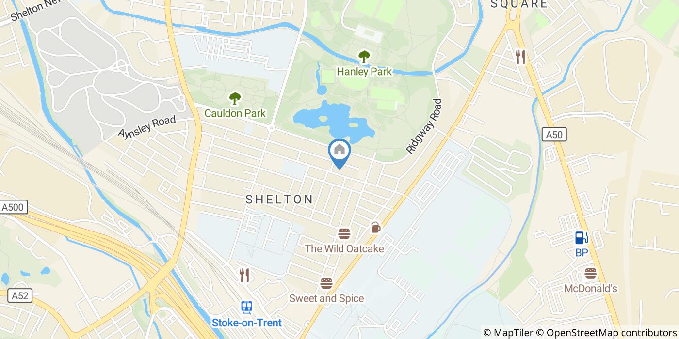 Room in a Shared House, Cauldon Road, ST4