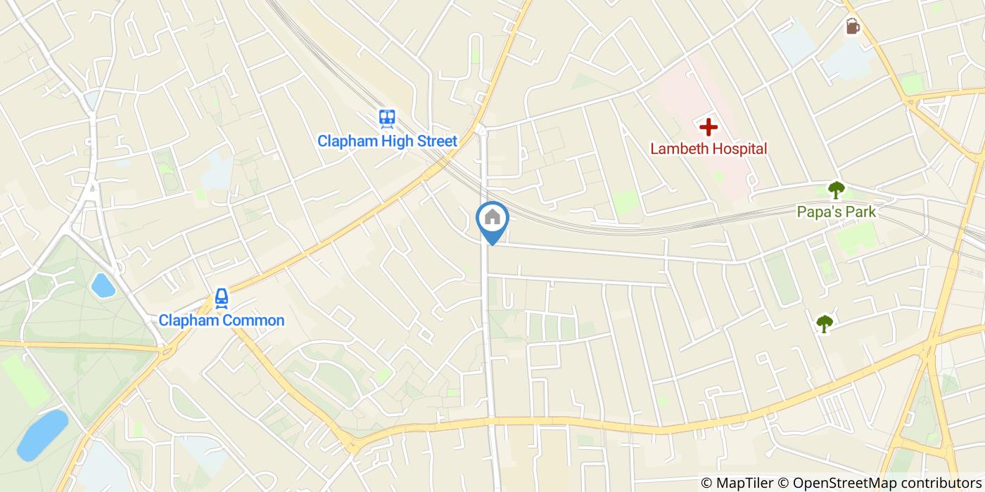 1 Bed Flat, Clapham North, SW4
