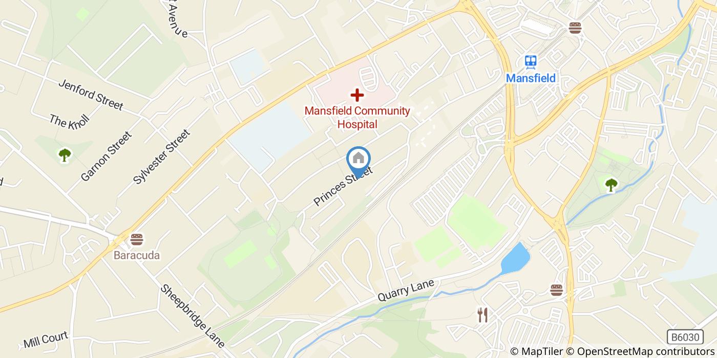 Room in a Shared House, Princes Street, NG18