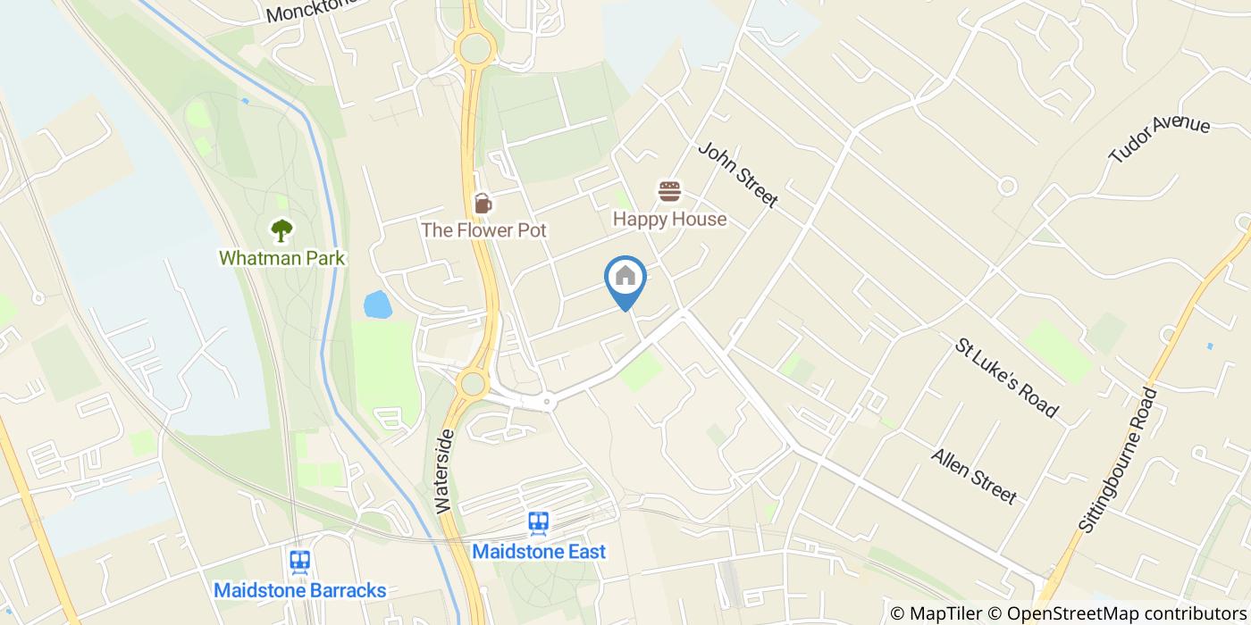 1 Bed Flat, Hope Street, ME14