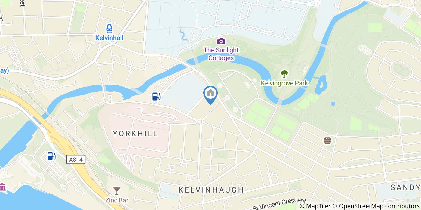2 Bed Flat, Regent Moray Street, G3