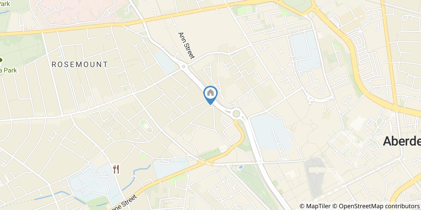 1 Bed Flat, Raeburn Place, AB25
