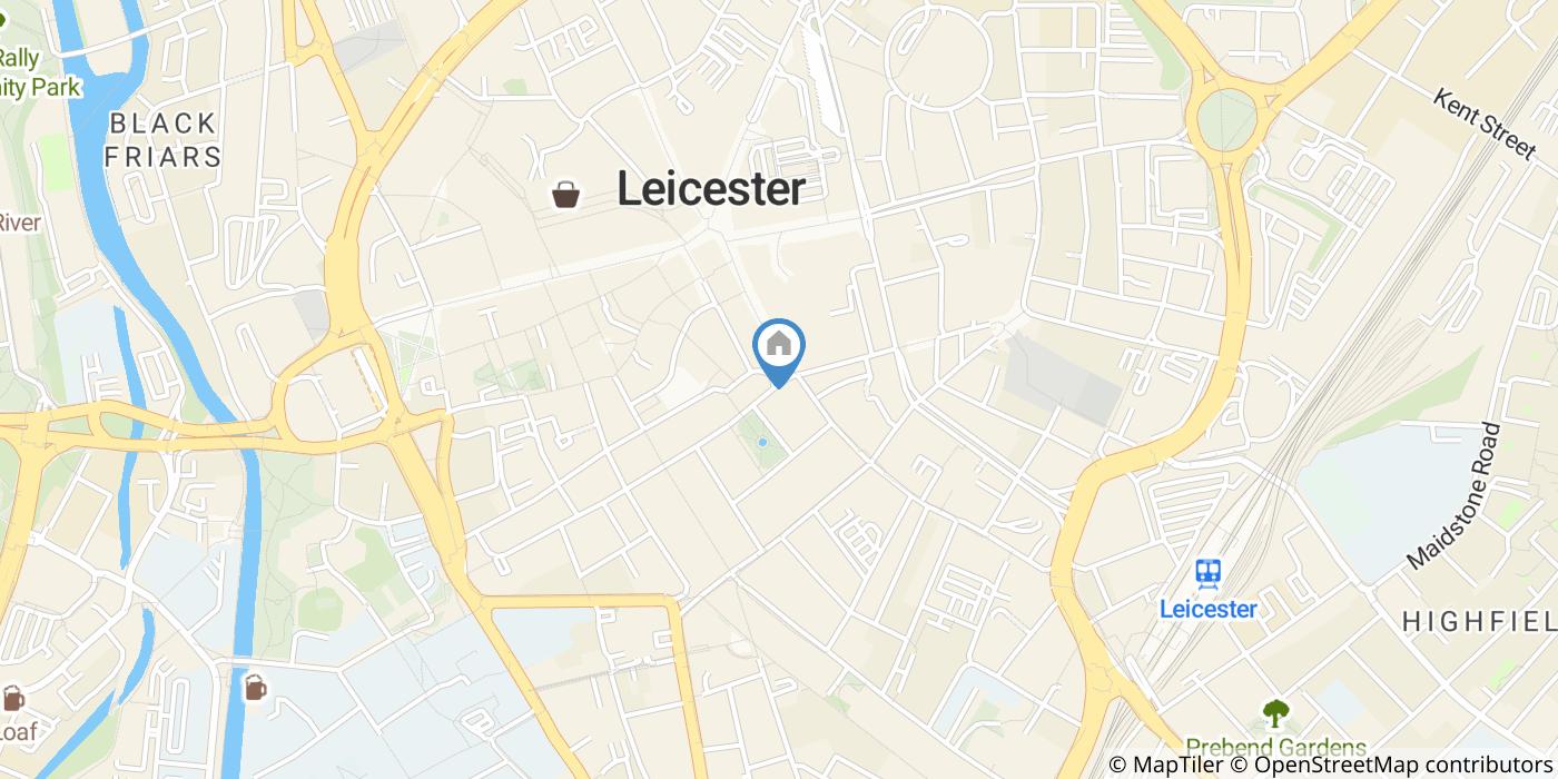 1 Bed Flat, Horsefair St, LE1