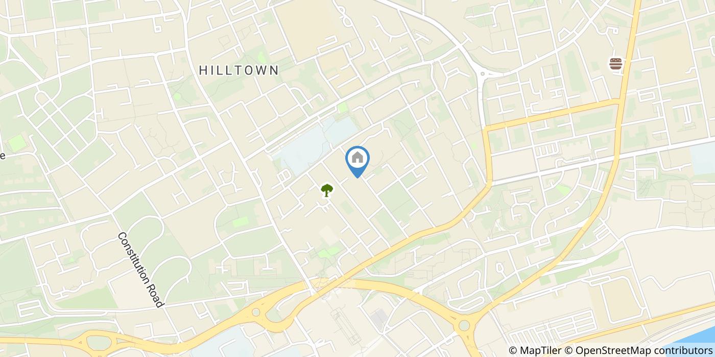 1 Bed Flat, Nelson St, DD1