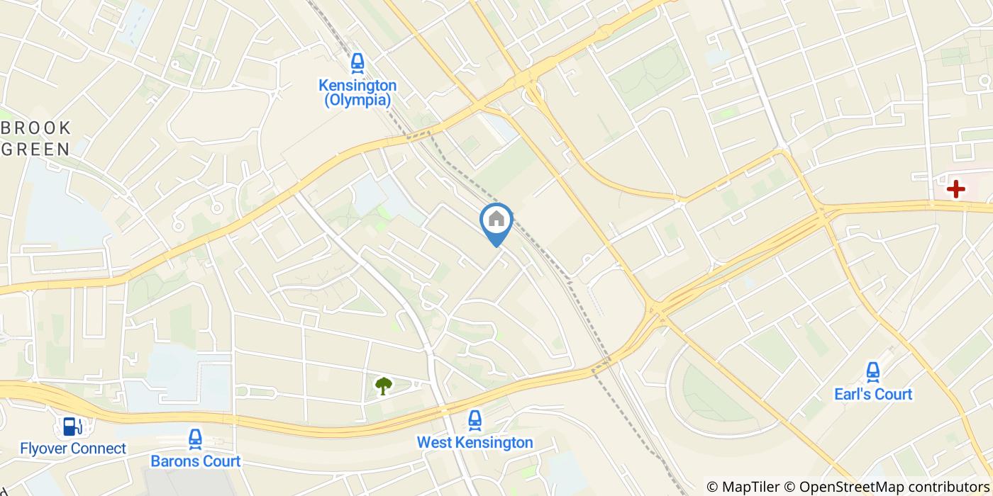 Room in a Shared House, Matheson Road, W14
