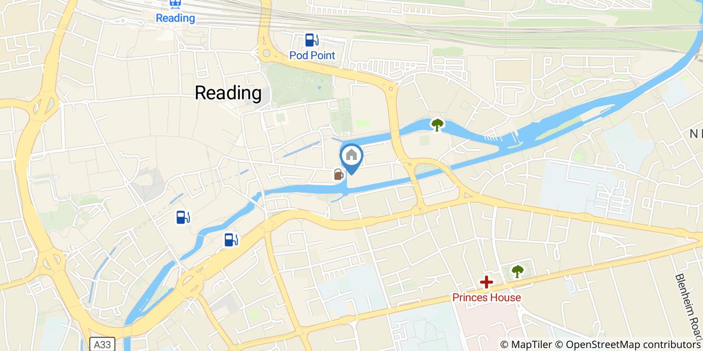 1 Bed Flat, King's Rd, RG1