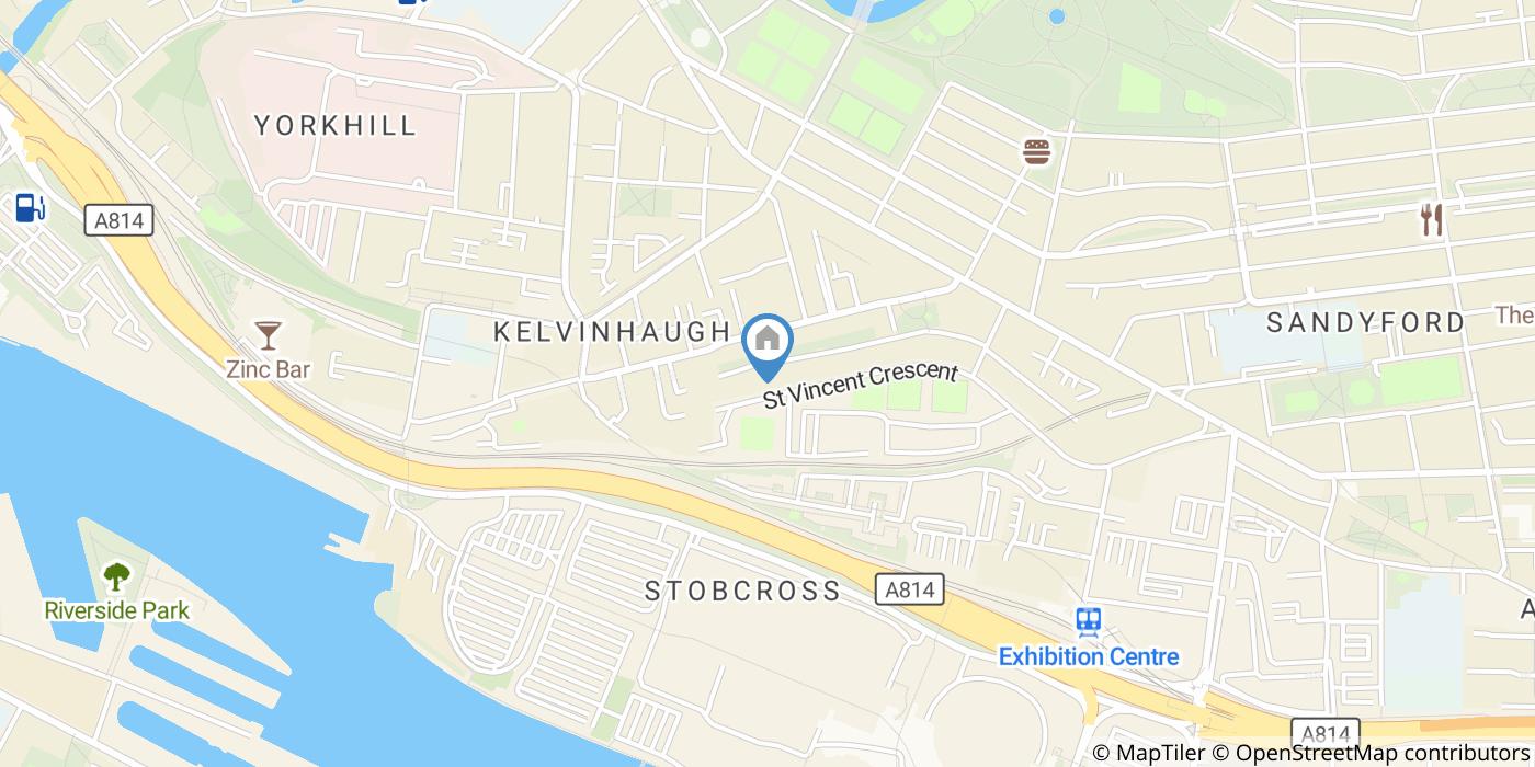 Room in a Shared Flat, St Vincent Crescent, G3
