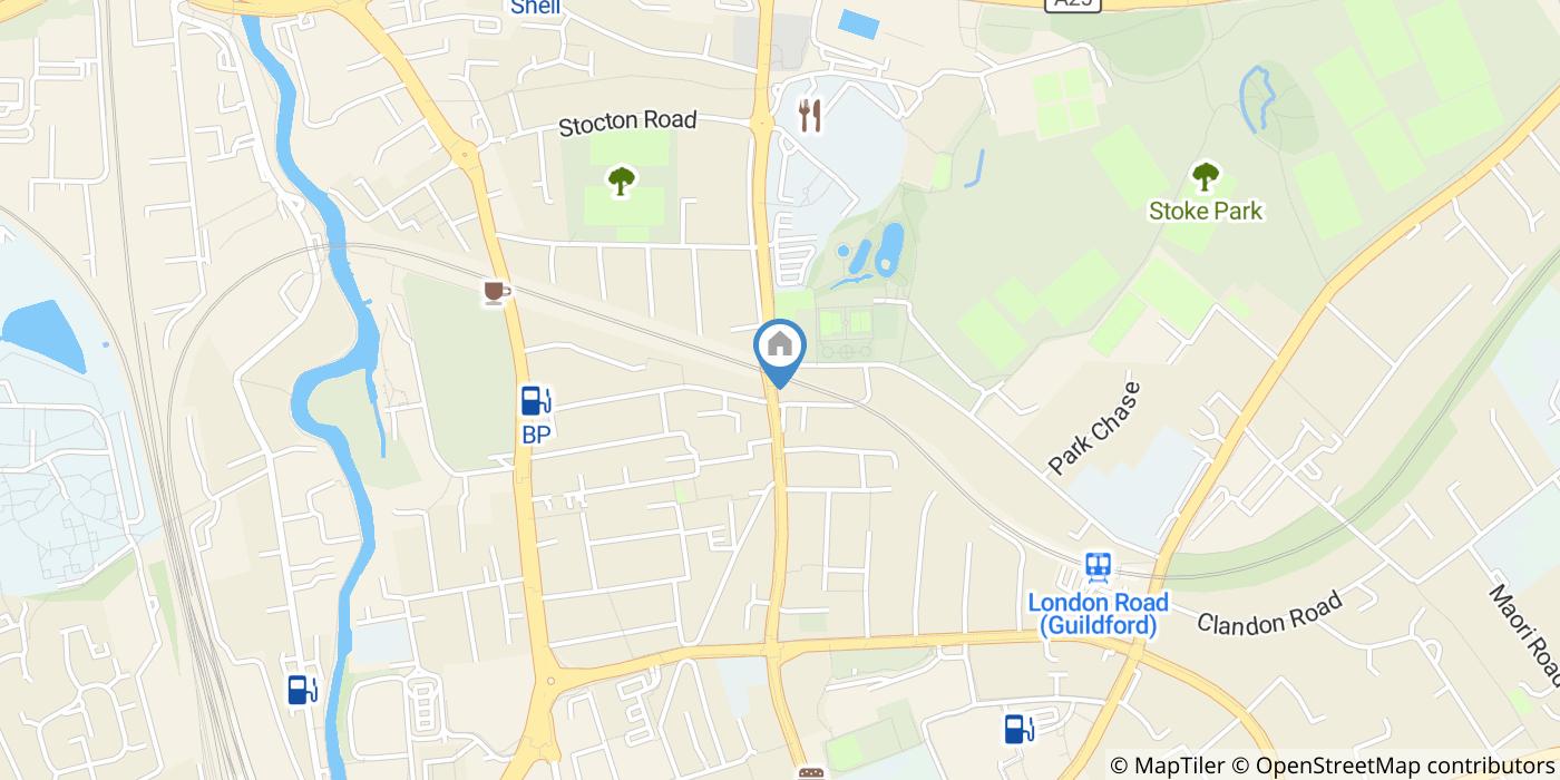 Studio Flat, Kings Road, GU1