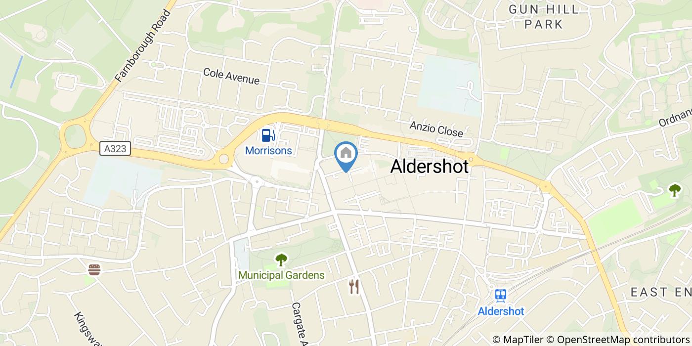 Room in a Shared Flat, Short St, GU11