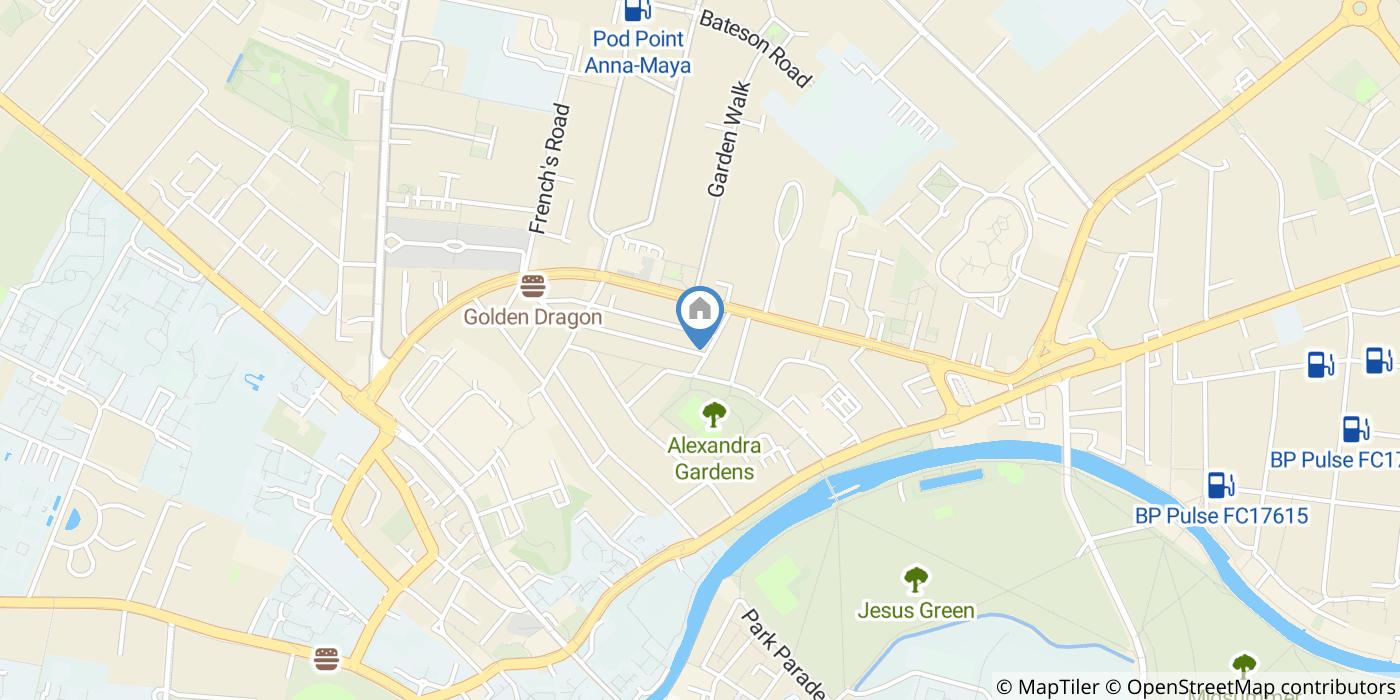 1 Bed Flat, Searle Street, CB4