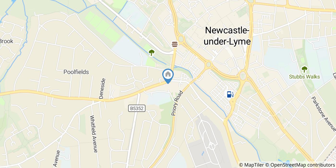 1 Bed Flat, Higherland, ST5