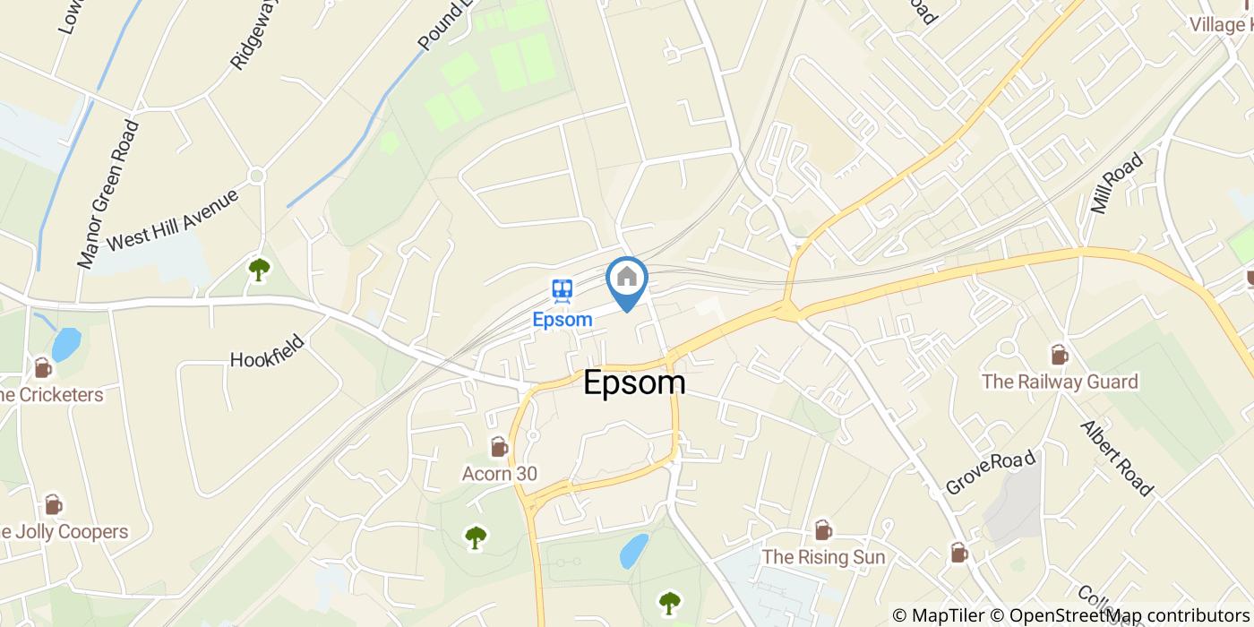 2 Bed Flat, Station Approach, KT19