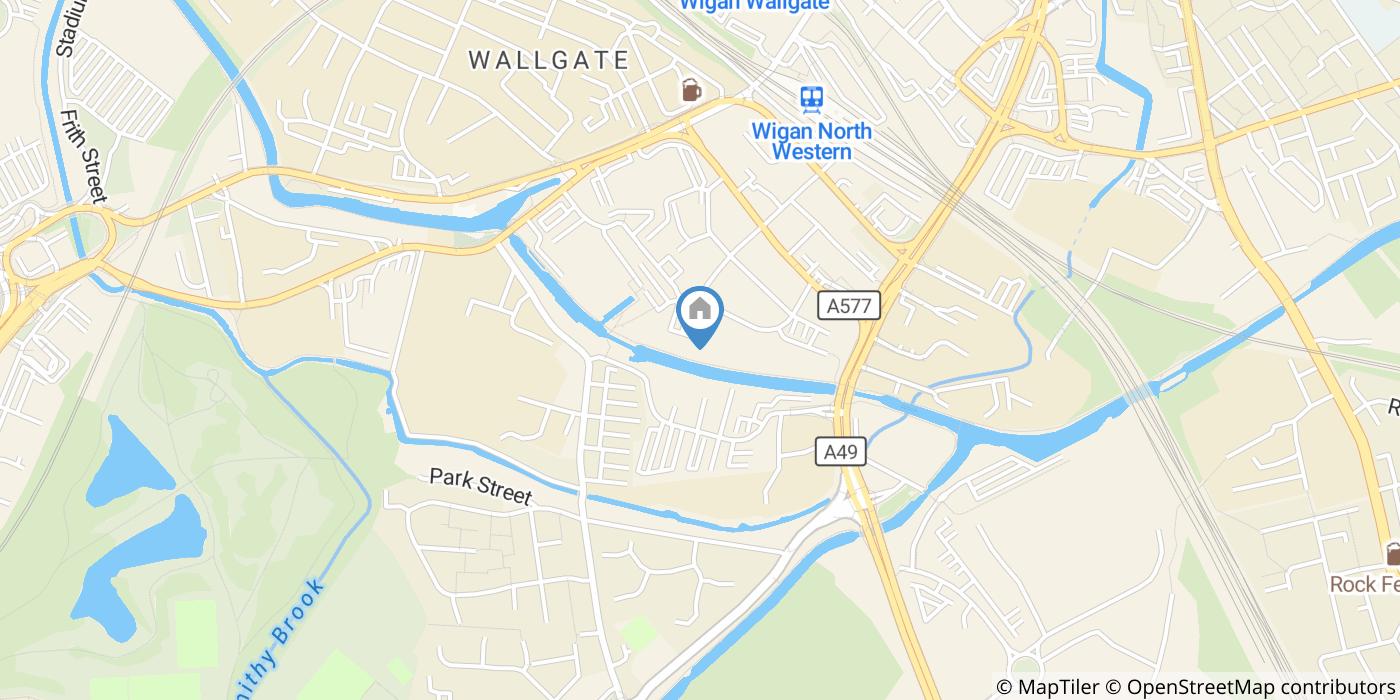 2 Bed Flat, Wharfside, WN3