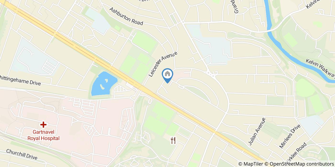 1 Bed Flat, Cleveden Drive, G12