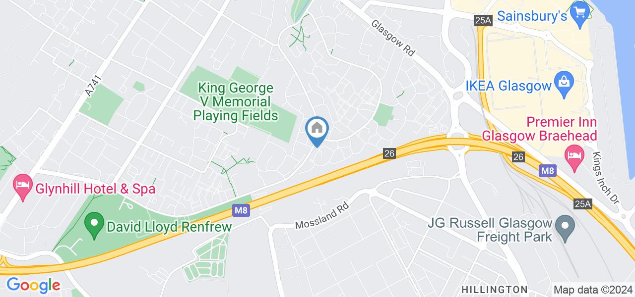 Renfrew 1 Bed Terraced House, Fleet Avenue, PA4 To Rent Now for £