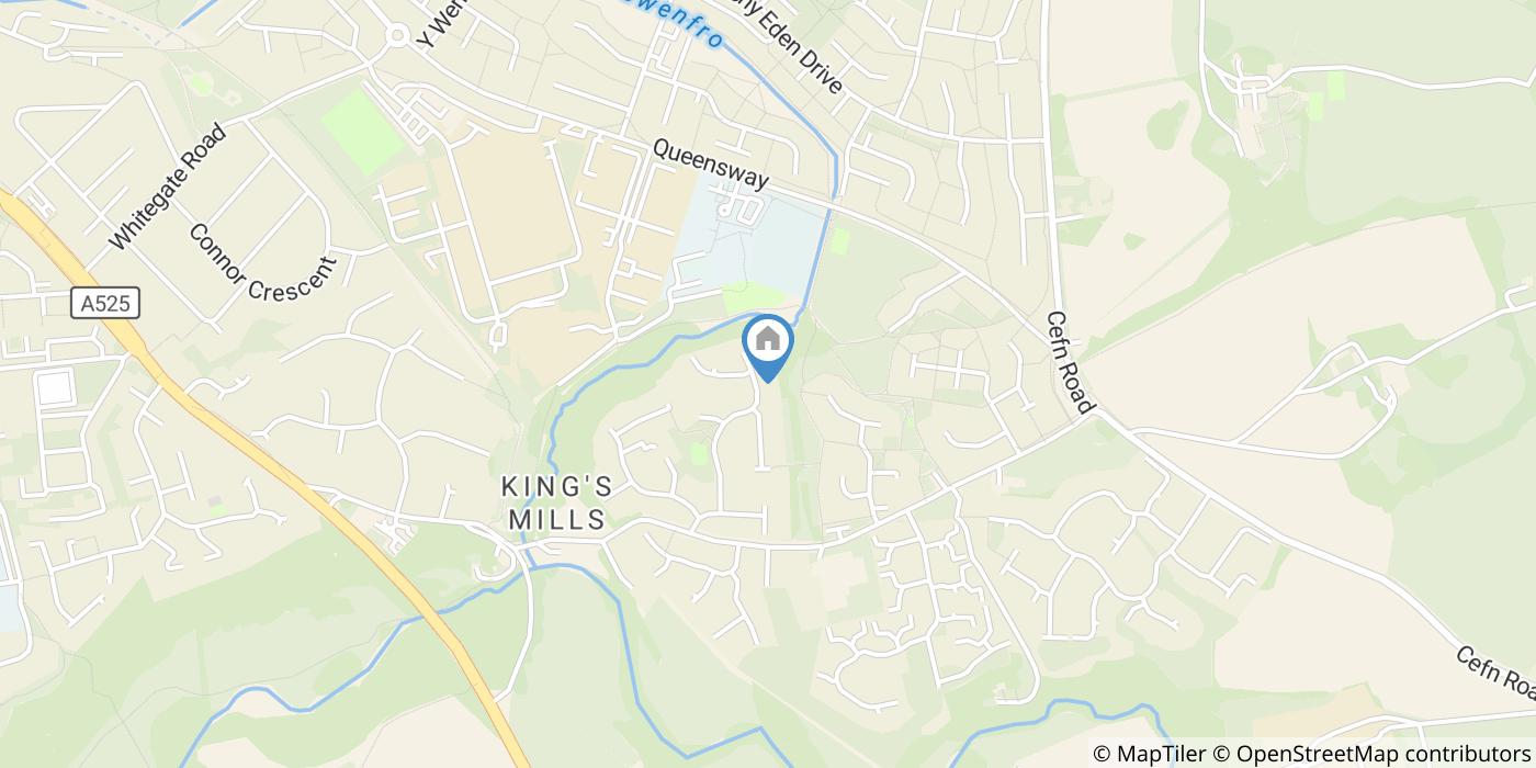 2 Bed Semi-Detached House, Newquay Drive, LL13