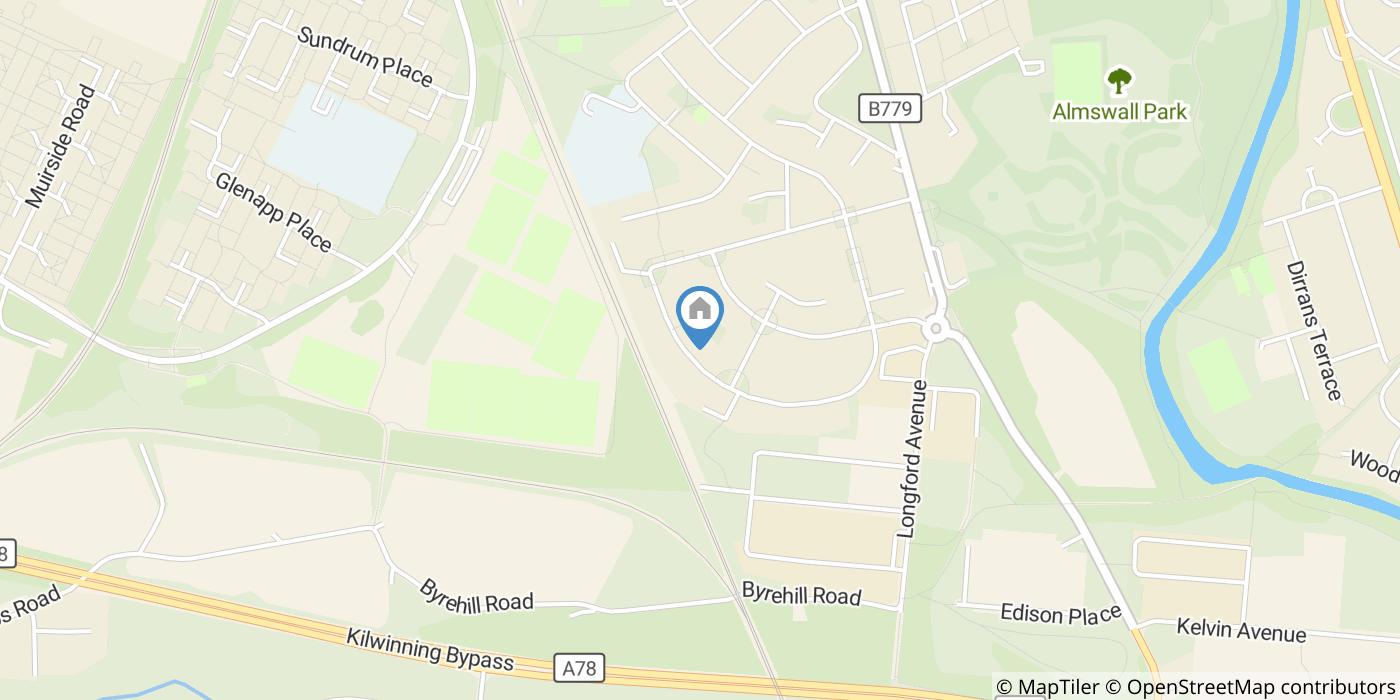 2 Bed Flat, Blacklands Crescent, KA13