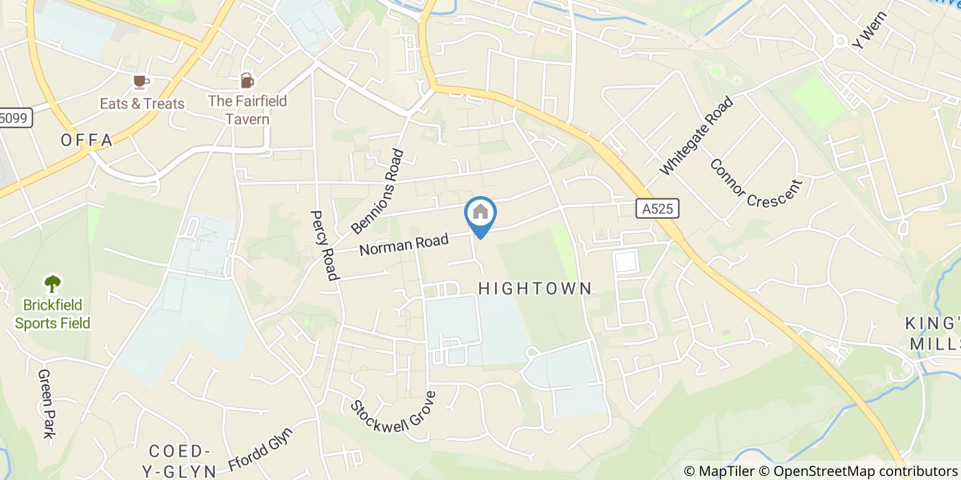 1 Bed Maisonette, Norman Road, LL13